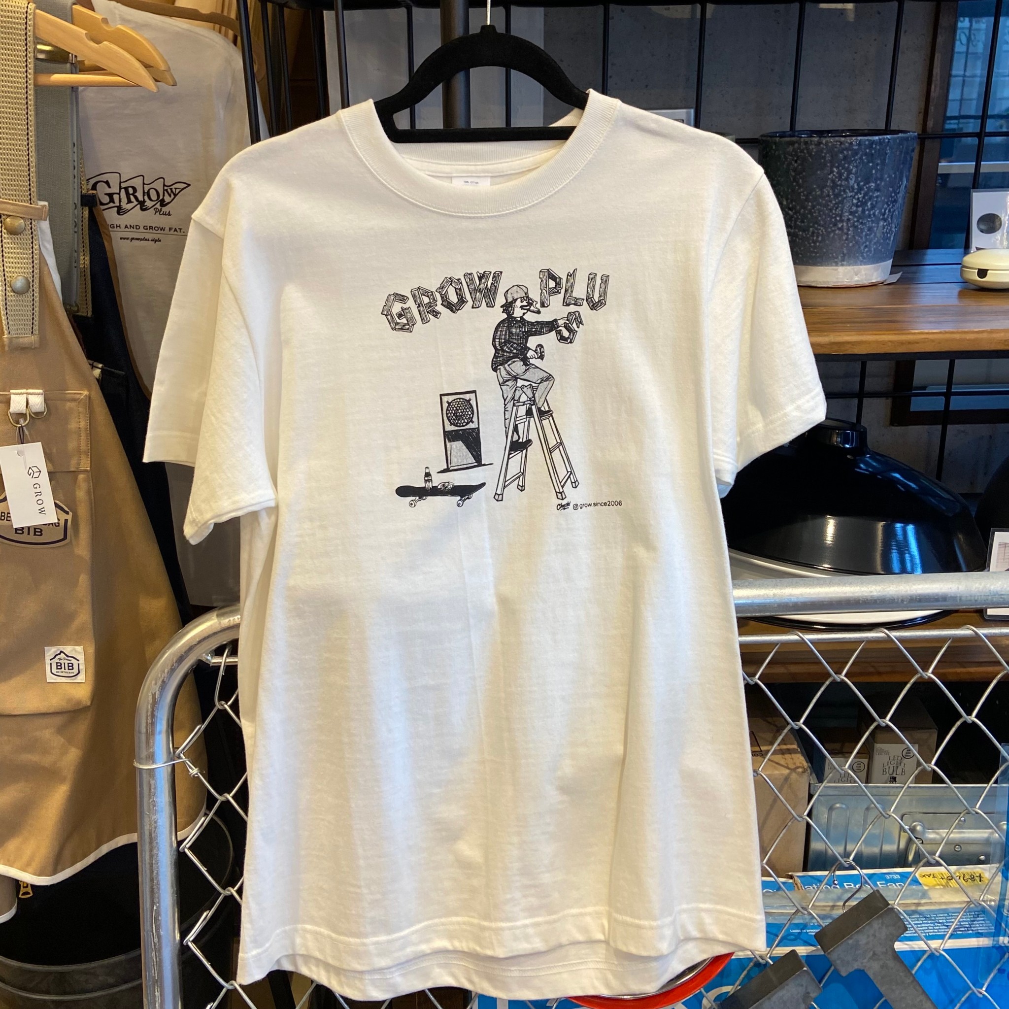 GROWPLUS illustration T-SHIRTS コットン/シルク印刷