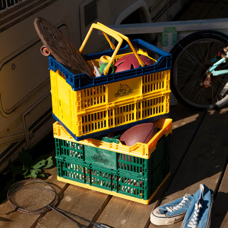 FOLDING SHOPPING BASKET 30L